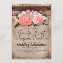 Burlap floral rústico y boda de otoño de madera