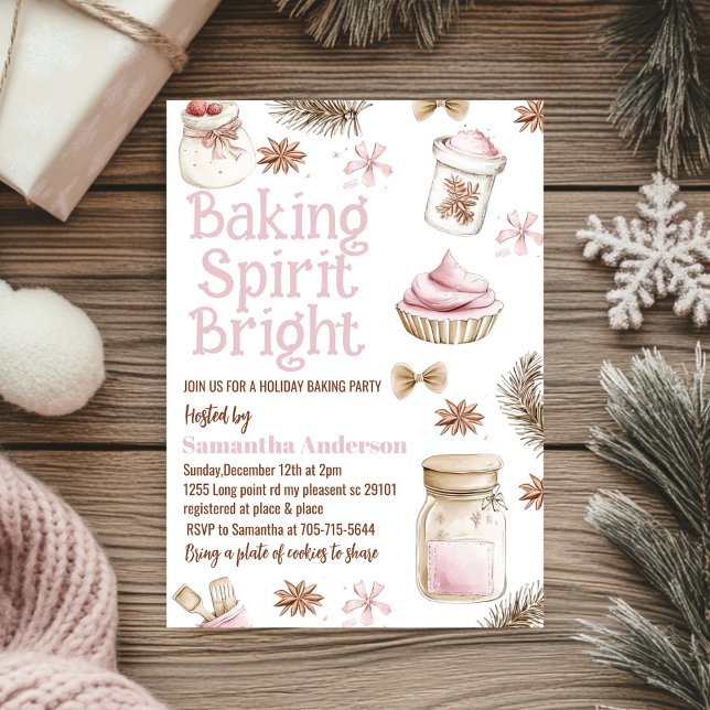 Invitación Burlar Espíritu Brillante Pastel Intercambio de co (Subido por el creador)