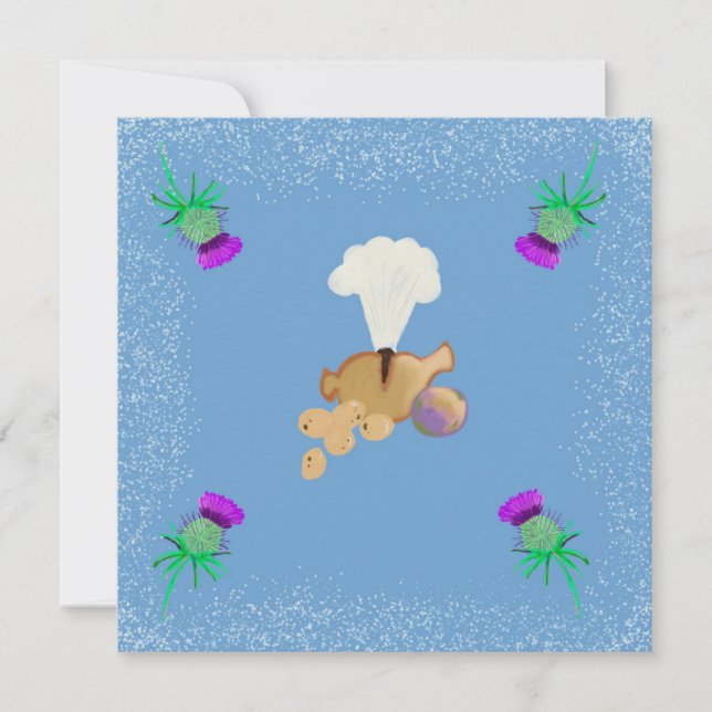 Invitación Burns Night sky edit (Anverso)