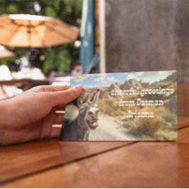 Invitación Burro sonriente, Oatman Arizona