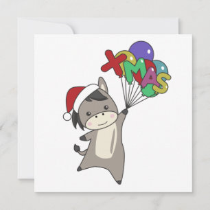 Invitación Burros Navidad Burros Animales De Invierno