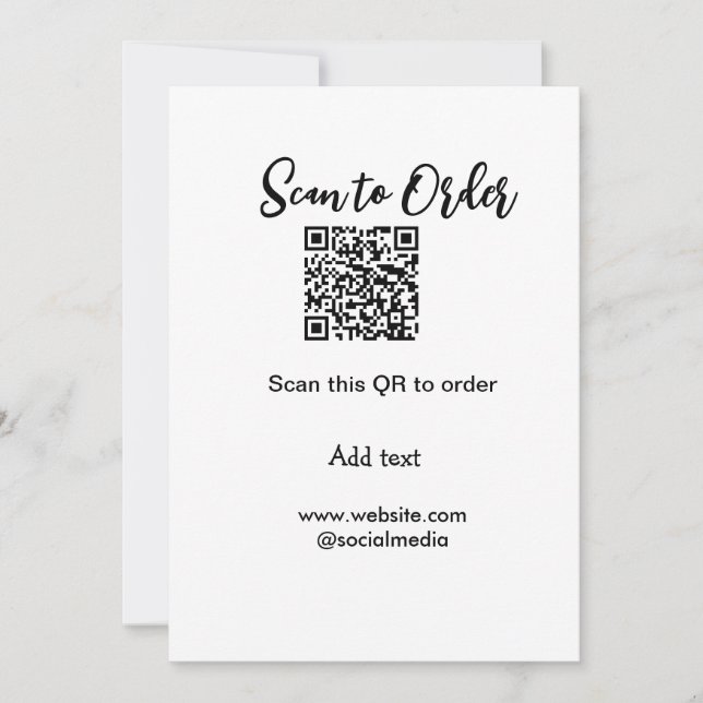 Invitación Buscar para solicitar el análisis código QR agrega (Anverso)