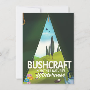 Invitación Bushcraft 'Visita el desierto de la Madre Naturale