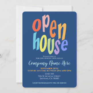 Invitación Business Open House Moderno