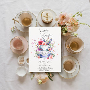 Invitación Butterflies Wild Garden Tea Bridal Shower
