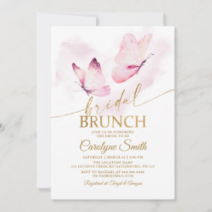 Invitación Butterfly Bridal Brunch Bridal Bridal Shower