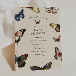 Invitación Butterfly Wings Baby Shower