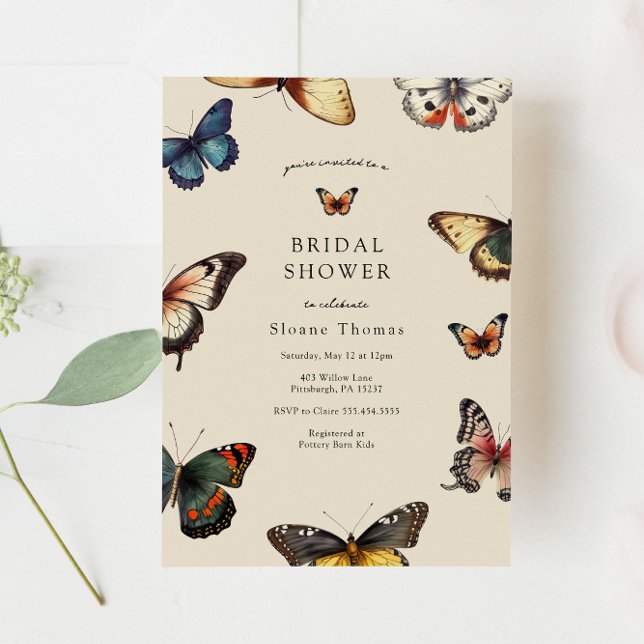 Invitación Butterfly Wings Bridal Shower (Subido por el creador)
