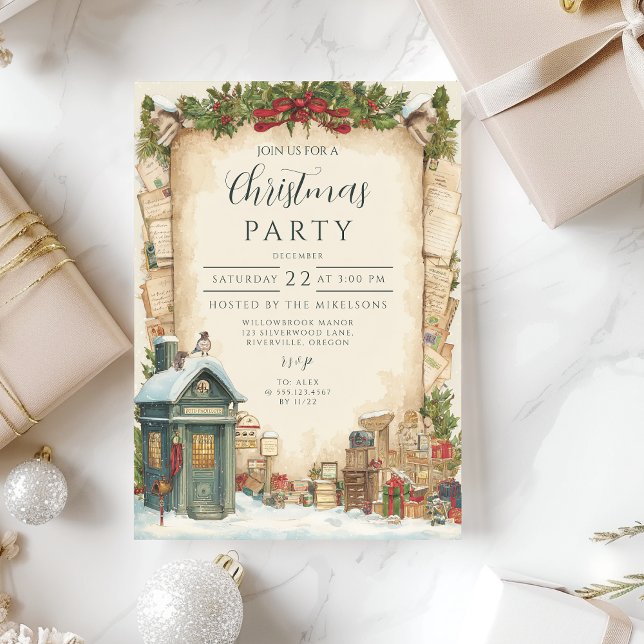Invitación Buzón Rojo Vacaciones de Invierno (Subido por el creador)