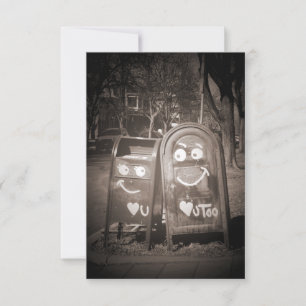 Invitación Buzones de correo de amor : te quiero