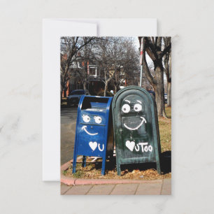 Invitación Buzones de correo de amor : te quiero