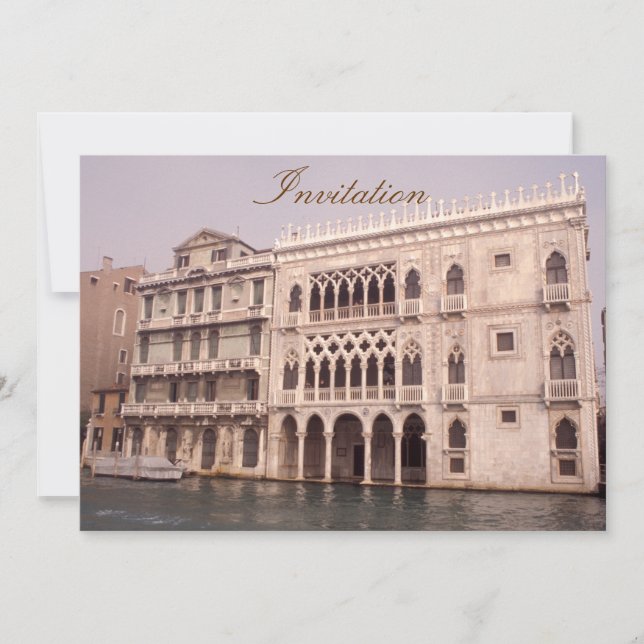 Invitación Ca' D'Oro (Anverso)