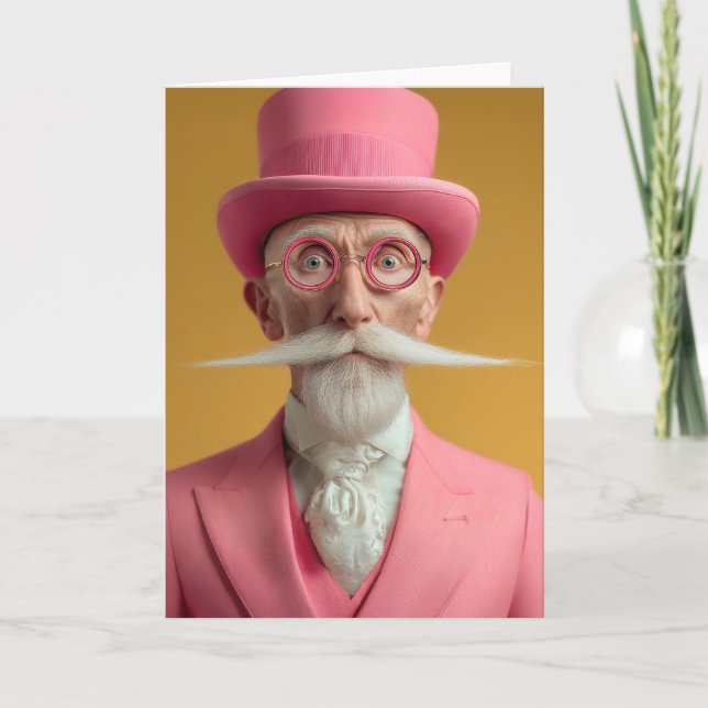 Invitación Caballero del tambor en rosa (Anverso)