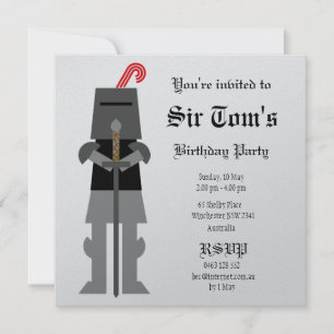 Invitación Caballero Medieval