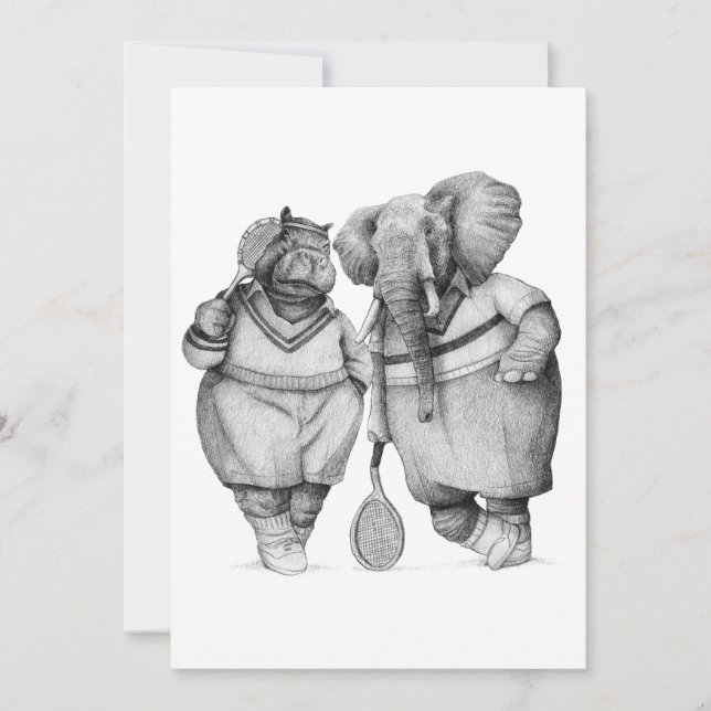 Invitación Caballeros de la Corte (B&W) (Anverso)