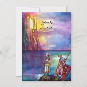 Invitación Caballeros medievales de PENDRAGON, Lago Sunset, F