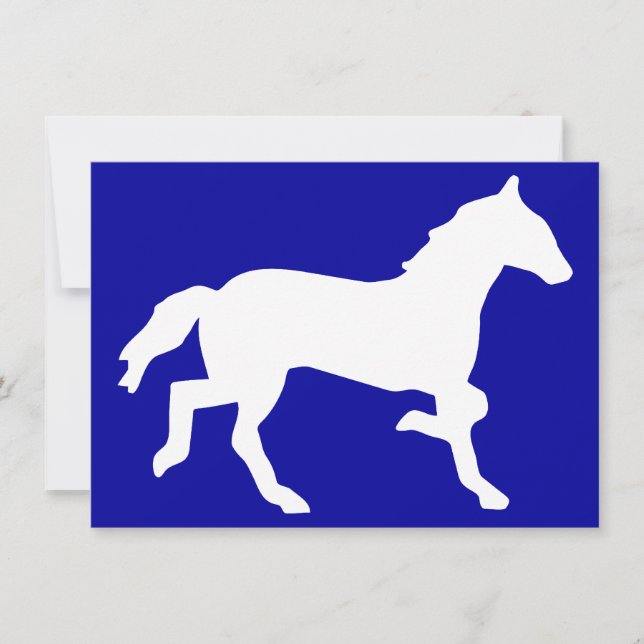 Invitación caballo (Anverso)