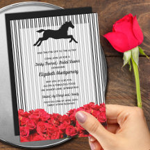Caballo de carreras y Rosas Derby Bridal