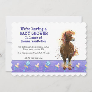 Invitación Caballo de Fuego Tiempo de Fiesta