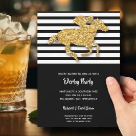 Invitación Caballo de oro y Jockey Derby
