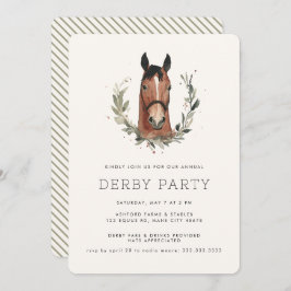 Invitación Caballo de raza moderna Derby Fiesta Ecuestre