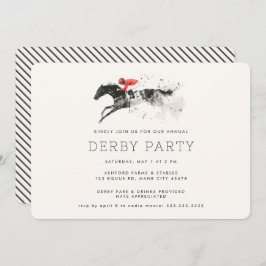 Invitación Caballo de raza moderna Derby Fiesta Ecuestre