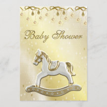 Caballo de Rocking Neutral Baby Shower