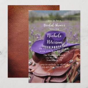 Invitación Caballo en la valla con ducha de novia Gorra