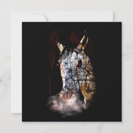 Invitación Caballo Zombie escalofriante