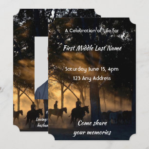 Invitación Caballos de Caminata Forestal del Servicio de la V