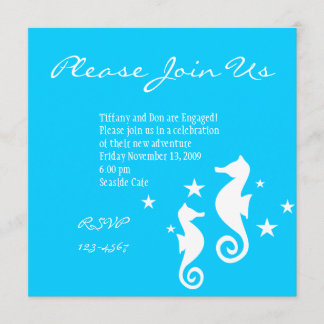 Invitación Caballos de mar