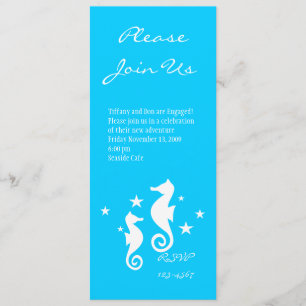 Invitación Caballos de mar