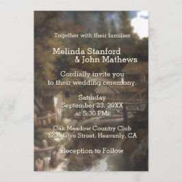 Invitación Cabina rústica