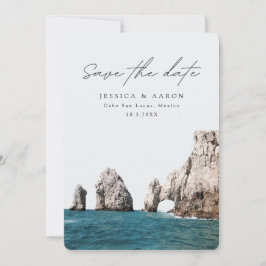 Invitación Cabo San Lucas Boda México Salven la fecha