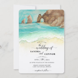 Invitación Cabo San Lucas | El arco | Boda de destino