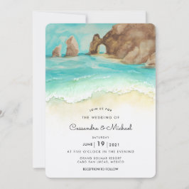Invitación Cabo San Lucas | El arco | Inv De Boda De Destino