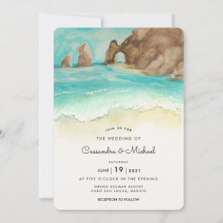 Invitación Cabo San Lucas | El arco | Inv De Boda De Destino