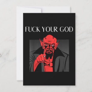 Invitación Cabra Aist Satan Baphomet Regalo