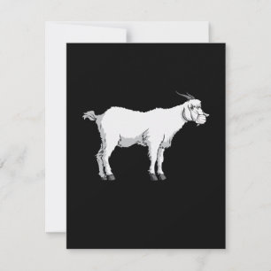 Invitación Cabra con mascarilla médica