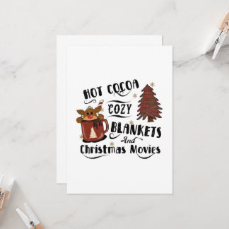 Invitación Cacao Caliente Mantas Y Películas De Navidades Agr