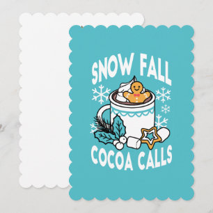 Invitación Cacao Caliente y Encanto Invernal - Llamada de Cac