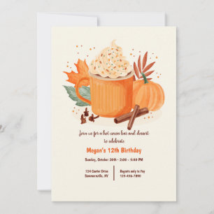 Invitación Cacao de Otoño