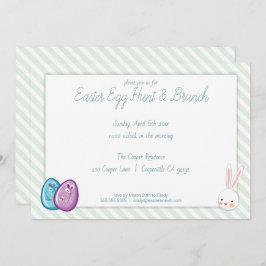 Invitación Cacería de Huevos de Pascua y Brunch