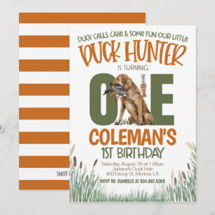 Invitación Cacería del primer cumpleaños