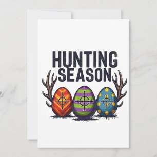Invitación Cacería en temporada de caza Semana Santa Huevos d