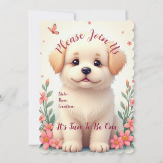 Invitación Cachorro adorable