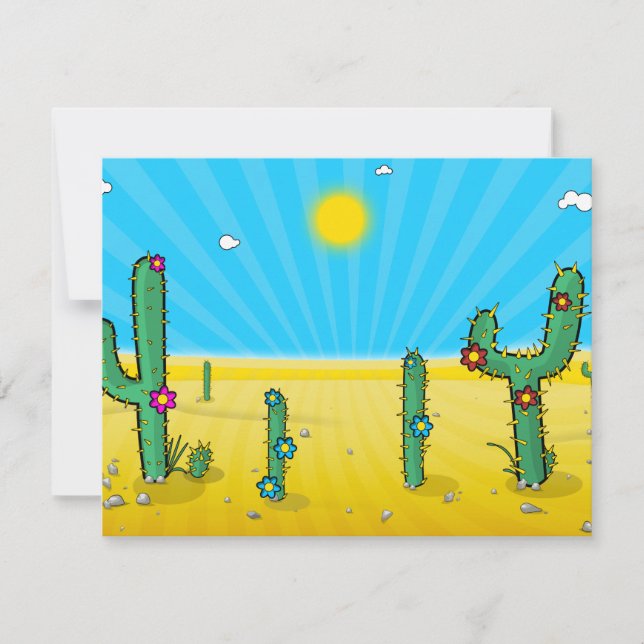 Invitación Cactus! (Anverso)