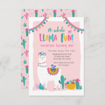 Cactus de fiesta de Cute Llama