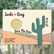 Cactus Del Desierto De Mediados Del Siglo Salvar A