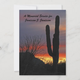 Invitación Cactus del suroeste del desierto del Servicio de M
